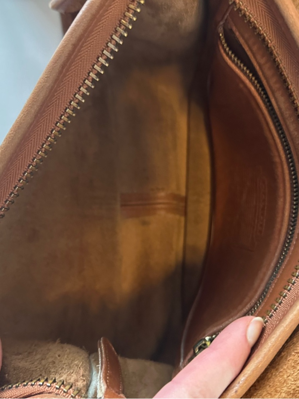 Vintage COACH 9951 Patricia’s Legacy Crossbody Brown Leather  Saddle Bag - Picture 4 of 11